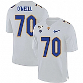 Pittsburgh Panthers 70 Brian O'Neill White 150th Anniversary Patch Nike College Football Jersey Dzhi,baseball caps,new era cap wholesale,wholesale hats